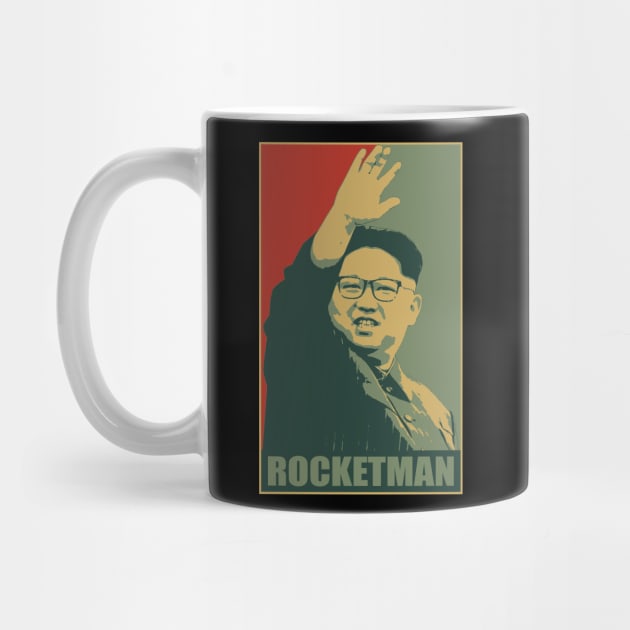 Rocketman Tshirt Kim Jong Un Meme by avshirtnation